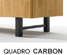 Piedi QUADRO H.15 cm - CARBON